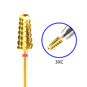 3/32 di alta qualità "Nail Art lezione strumenti cuticole Clean Burr Bit carburo di tungsteno vulcano punta per unghie - Product Image 4
