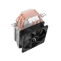 QiuzAim 90mm PC X99 CPU Cooler 4 caloducs 2011 flux d'air élevé à faible bruit idéal pour X79 AM5 Overclocking et PC haute performance E5