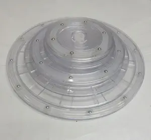 Plastic acrylic swivel rotating base components