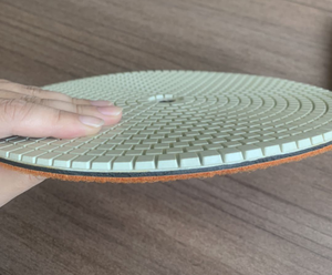 Bantalan pemoles berlian 10 inci 250 mm cakram pengamplasan jalur Resin memperbarui beton lantai bantalan pemoles perbaikan Grit lantai 50 hingga 3000 - Product Image 4