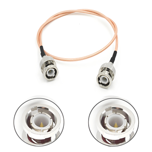 50ohm kehilangan rendah BNC laki-laki ke BNC laki-laki kabel Coax RG316 kehilangan rendah kabel koaksial RF untuk sinyal Video CCTV - Product Image 2
