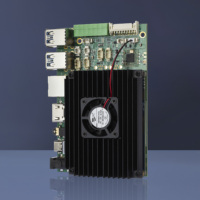 Placa Base Android SBC RK3568 RK3399 RK3588 de Tamaño Pequeño con Ventilador, UART, LAN, Ranura para Tarjeta SIM 4G 5G para IoT y Drones
