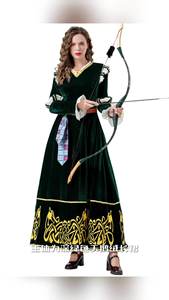 Disfraz de Halloween estilo corte Medieval Brave Legend Melinda COSplay Vestido Mujer adulto poliéster - Product Image 2