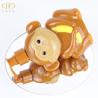 Bouteille de savon de singe de dessin animé 480ml contenant en plastique PVC Animal lotion de soins corporels pour enfants distributeur de savon liquide en plastique pour enfants