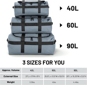 <span class=keywords><strong>Sac</strong></span> à dos/valise convertible résistant à l'eau OEM/ODM, robuste, avec bretelles <span class=keywords><strong>de</strong></span> <span class=keywords><strong>sac</strong></span> à dos, pour la gym, les sports et les voyages - Product Image 4