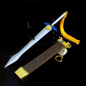 Cadeau de vacances Legend of <span class=keywords><strong>Zelda</strong></span> Game Surrounding Link Drum Dragon Sword <span class=keywords><strong>Arme</strong></span> Modèle avec gaine 20cm <span class=keywords><strong>Arme</strong></span> tout métal - Product Image 4