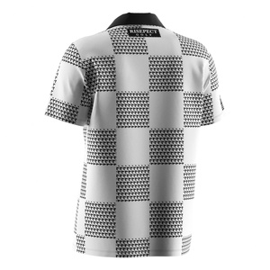 Camiseta Deportiva Sublimada al por Mayor, Manga Corta, para Hombre, Lisa, de Color Sólido, Poliéster, con Cierre de Cremallera - Product Image 4