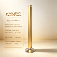Diffuseur de parfum professionnel pour hôtel et maison, rechargeable Type-C/batterie, atomiseur de parfum double liquide, contrôle intelligent par application, grande capacité 100 ml
