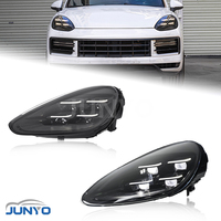 Lentille de matrice modifiée Junyo pour Porsche Cayenne 11-17, mise à niveau des anciens phares vers de nouveaux phares à matrice LED