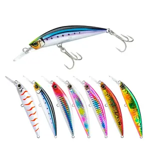 Winter Minnow Vissen Lokt 27G 90Mm Kunstmatige Swimbait Sink Vissen Lokken Winter Visgerei Trekken Wide Fish M349