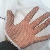 Filet anti-oiseaux blanc en PE avec protection UV, filet en plastique anti-oiseaux