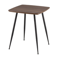 Nouvelle conception 2026 Quantité minimale de commande 30 pièces Vente en gros d'usine Table d'appoint moderne simple avec plateau en MDF et pieds en métal Table de canapé Montage facile Meubles d'intérieur pour salon