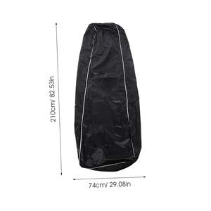 Çin cenaze malzemeleri taşınabilir siyah yüksek bariyer bez malzeme vücut çanta için ölü taşıma - Product Image 2