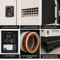 Générateur diesel 30 kVA, prix du générateur diesel 30 kVA, générateur électrique silencieux