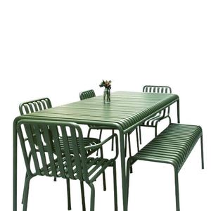 Nordico moderno per il tempo libero mobili <span class=keywords><strong>da</strong></span> <span class=keywords><strong>esterno</strong></span> in ferro Art Design tavolo <span class=keywords><strong>sedie</strong></span> <span class=keywords><strong>con</strong></span> funzione impermeabile Sunproof per parco terrazza cortile - Product Image 5
