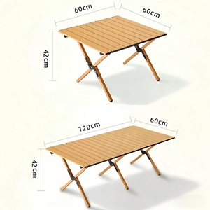 Table de <span class=keywords><strong>camping</strong></span> portable et <span class=keywords><strong>pliable</strong></span>, résistante aux taches, pour la randonnée et la pêche - Product Image 1