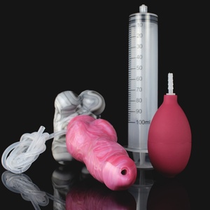 YOCY Énorme jouet sexuel anal, godemiché fantaisie en forme d'animaux (chiens), couleur viande crue sanglante, plug anal à gros nœud, masturbateur, jouet sexuel pour femmes et hommes 18+ - Product Image 6