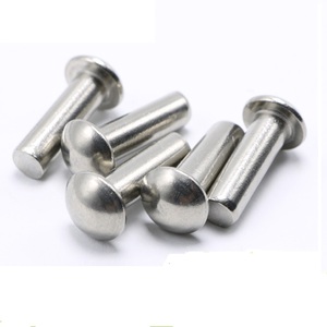 Bán Buôn Thép Không Gỉ 316 430 <span class=keywords><strong>SS</strong></span> <span class=keywords><strong>304</strong></span> Đầu Tròn Hoặc Turss Đầu Đinh Tán Rắn - Product Image 4