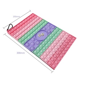 Nouveau jeu pop pour enfants, jouet anti-stress Pop Rainbow Chess Board, jouet à bulles à presser, jouet anti-stress pour l'autisme, jeux et cadeaux pour enfants - Product Image 6