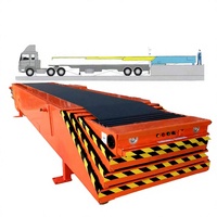 Convoyeur télescopique mobile pour le chargement de conteneurs, système de convoyeur à bande extensible pour la manutention de colis et de marchandises dans les entrepôts logistiques