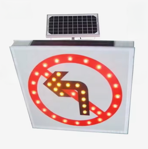Signalisation de sécurité pour <span class=keywords><strong>rond</strong></span>-abouts à LED clignotantes photovoltaïques pour allées, <span class=keywords><strong>panneau</strong></span> de signalisation routière à LED solaire pour <span class=keywords><strong>rond</strong></span>-abouts - Product Image 4