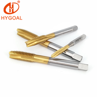 Tarauds professionnels HYGOAL revêtus de cobalt. Fraise droite (usage général), fraise spirale (coupe en copeaux), fraise à pointe spirale (rapide) M16-M22