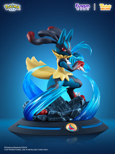 Funism Playism Japon PVC pour Lucario Super Evolution Ornements <span class=keywords><strong>Pikachu</strong></span> Jouets d'ambiance - Product Image 3