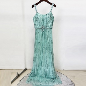 OUDINA Produzione Abiti da Sera Lunghi Eleganti con Strass e Diamanti Taglie Forti Abito Formale da Donna per Feste - Product Image 5