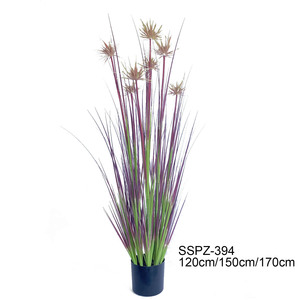 Plantas Artificiales de Hierba de Junco en Macetas para Decoración de Interiores, 150 cm, 5 pies, Venta al por Mayor - Product Image 5