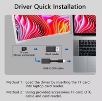 Extendeur d'écran d'ordinateur portable à triple moniteur IPS à écran large de 14 pouces facile à connecter pour une configuration à double rapport d'aspect de 16:9
