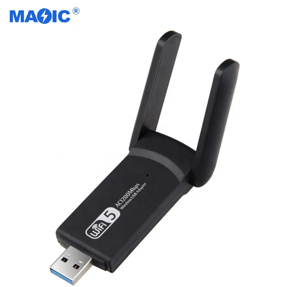 Nuovo adattatore Wifi AC 1300Mbps Blue tooth 4.2 USB3.0 2.4Ghz 5.8G scheda di rete Wireless Dual Band ricevitore di segnale USB adattatore Wifi