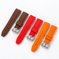 Bracelet de montre en silicone 20 22 24 mm, bracelet de remplacement sport pour montre connectée, vente en gros, logo personnalisé OEM ODM