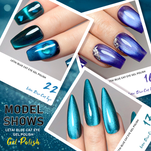 طلاء عيون القط الأزرق من Deroi ، جل عيون القط المغناطيسي خالي من Hema Tpo ، جل عيون القط البحري الكريستالي - Product Image 6