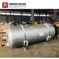 Boiler Uap Bertenaga Kayu/Kolam Batubara Kapasitas Produksi Uap Vertikal 200kg 300kg 500kg Per Jam