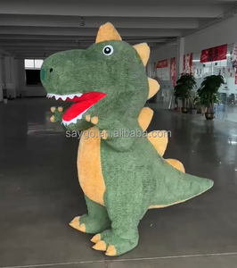 ชุดคอสเพลย์มังกรเขียวแบบเป่าลมขนาดสมจริงไม่มีฟันสำหรับลูกมังกรคอสเพลย์อนิเมะมังงะมาสคอสเพลย์สำหรับคนจีน - Product Image 4