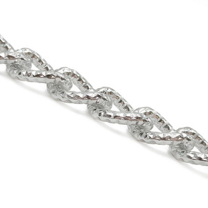 Chaîne en aluminium à double anneau en forme de O, électroplaquée, résistante à la décoloration, pour accessoires de sac DIY - Product Image 1