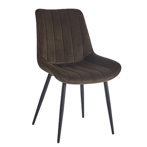 Bán Buôn Màu Be Bắc Âu Phòng Giá Rẻ Hiện Đại Vải Sang Trọng Nhà Hàng Bọc Cổ Điển Ghế Ăn Cho Nhà Bếp - Product Image 3