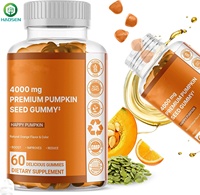Gummies d'huile de graines de citrouille antioxydantes Haosen OEM/ODM sous marque privée - Compléments alimentaires énergisants pour adultes