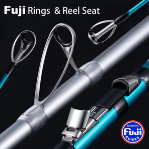 Canne à pêche <span class=keywords><strong>LUREKILLER</strong></span> <span class=keywords><strong>Surf</strong></span> 4.05-4.20m 4.50m pour lancer longue distance avec porte-moulinet Fuji Ring, conçue au Japon pour la pêche aux leurres - Product Image 5