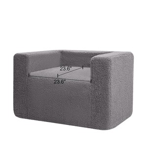 โซฟาเบดแบบโมดูลาร์ทรงสี่เหลี่ยมสไตล์มินิมอลทันสมัย บรรจุโฟม เหมาะสำหรับเด็ก สัตว์เลี้ยง ทารก ผู้ใหญ่ และผู้สูงอายุ - Product Image 5