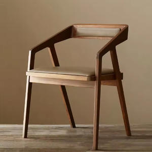 <span class=keywords><strong>Pas</strong></span> <span class=keywords><strong>cher</strong></span> prix usine plus Design en bois maison rotin osier dos avec coussin doux bois cuisine salle à manger Restaurant chaise - Product Image 5