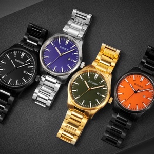 Invic <b>Men's</b> <b>Quartz</b> <b>Watch</b> with Steel Band Hot Sale Casual Fashion Clown Dial 43mm Diameter Stainless Steel Band - Product Image 3