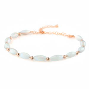 Elegante Brazalete Clásico con Múltiples Perlas de Plata de Ley Chapado en Oro, Antialérgico, Azuris para Mujer, Regalo para Bodas y Fiestas - Product Image 2