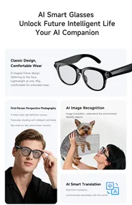 Lentes Inteligentes con IA M89 con Lentes Ópticas Dobles, Traducción Inteligente en Tiempo Real, Reproducción <span class=keywords><strong>de</strong></span> Música, Llamadas por BT, Wifi, Cámara <span class=keywords><strong>de</strong></span> Alta Resolución - Product Image 3