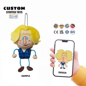 DIXIN--OEM ODM <span class=keywords><strong>Promotion</strong></span> Cute Mini Baumwolle Plüschtiere Kawaii Maskottchen Anhänger Soft Toys Profession elle Custom Plüsch Schlüssel anhänger - Product Image 3