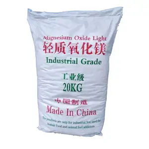 Işık aktif magnezyum oksit 85% 90% 98% 99% endüstriyel sınıf MgO Cas 1309-48-4 endüstriyel kullanımlar için
