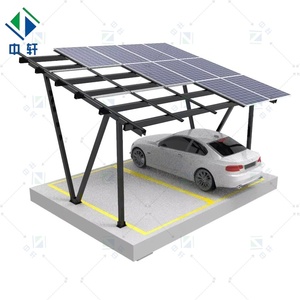 Xe hơi năng lượng mặt trời hạng nặng giá đỡ quang điện với 216 km/h gió 1.4kn/M Khả năng tải tuyết cho các giải pháp đỗ xe quy mô lớn - Product Image 1