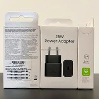 Chargeur mural USB-C 25W T2511 à prise EU/UK, adaptateur d'alimentation à charge ultra-rapide pour Samsung S26 S25U S24 S23 – Vente Flash