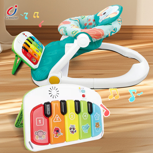 Chengji bé niềm vui đa chức năng bé ghế có thể gập lại có thể giặt tựa lưng sàn bé Ghế hoạt động học tập ghế với đồ chơi và âm nhạc - Product Image 4