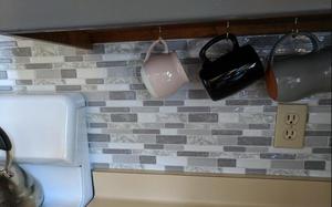<span class=keywords><strong>Papier</strong></span> <span class=keywords><strong>peint</strong></span> autocollant mural 3D, écorce et bâton amovible, pour dosseret de <span class=keywords><strong>cuisine</strong></span>, salle de bains, carreaux de <span class=keywords><strong>papier</strong></span> <span class=keywords><strong>peint</strong></span> en Design polka - Product Image 4